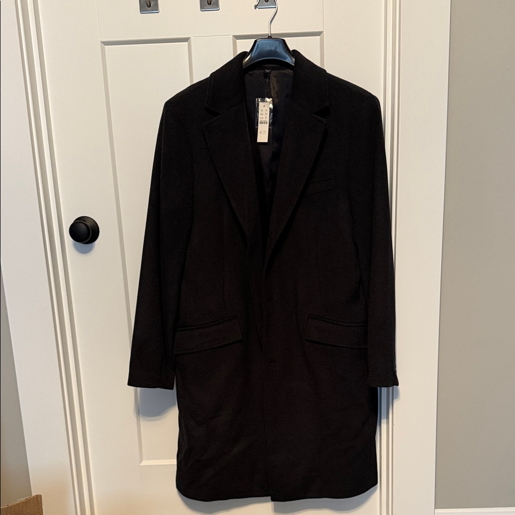 J. Crew Black Men's Trench Coat